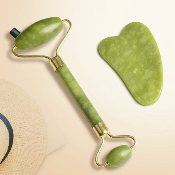 Jade Roller and Gua Sha Set