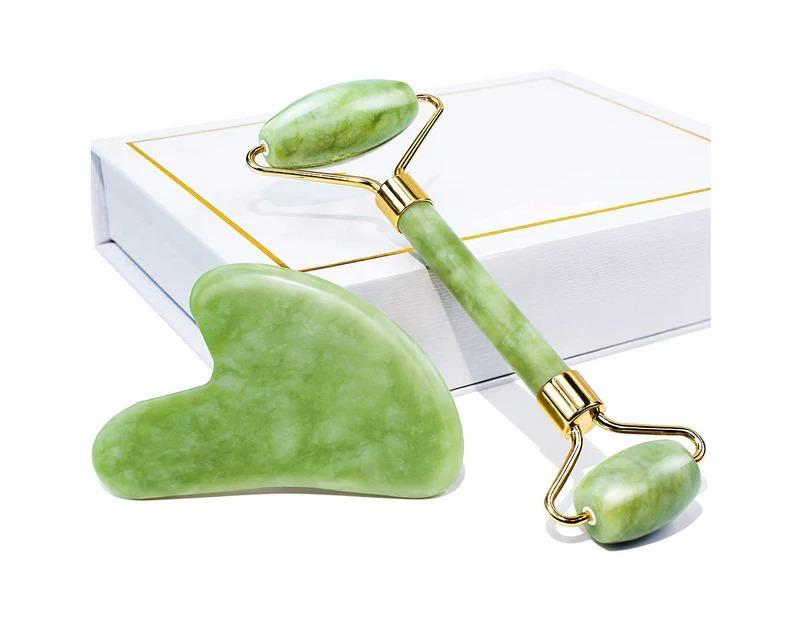 Jade Roller and Gua Sha Set